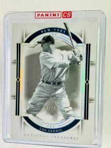 2024 Panini National Treasures Lou Gehrig Holo Silver