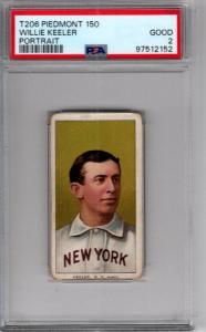 T206 Willie Keeler Piedmont 150 PSA 2 Card