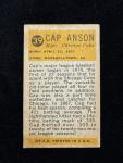 1963 Topps Bazooka Cap Anson Chicago Cubs Card