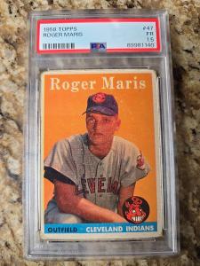 1958 Topps Roger Maris #47 Sports Card