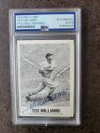 1977 TCMA Ted Williams Autographed Baseball Card