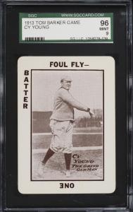 1913 Tom Barker Game CY Young SGC 9 Card