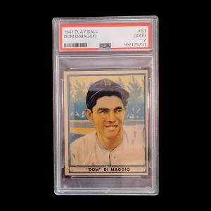 1941 Play Ball Dom DiMaggio Card #63