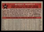 Mickey Mantle 1958 Topps Baseball Card #487