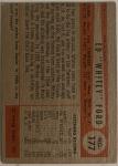 Whitey Ford 1954 Bowman #177 Baseball Card