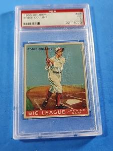 1933 Goudey Eddie Collins Baseball Card #42