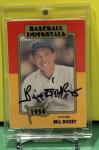 1980 Bill Dickey NY Yankees Autographed Baseball Card