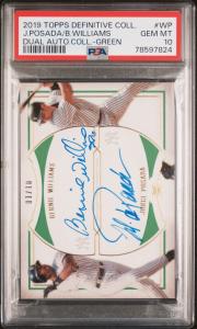 2019 Topps Jorge Posada Bernie Williams Dual Auto 01/10