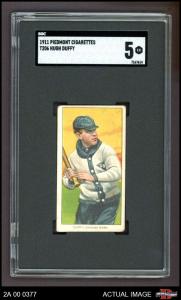 1909 T206 Hugh Duffy White Sox Legend Card