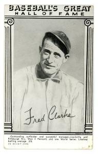 1948 Fred Clarke Pittsburgh Pirates Exhibit Card
