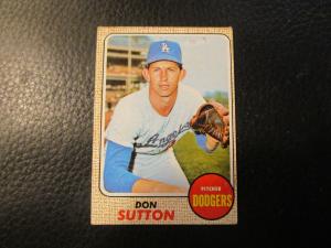 1968 Topps #103 Don Sutton Baseball Card