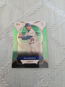 2025 Topps Roy Campanella "3x MVP" Green Foil
