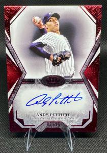 Topps Tier One Andy Pettitte Yankees Auto 07/15