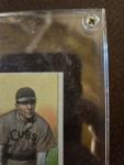 1909 T206 Joe Tinker Hands on Knees Card