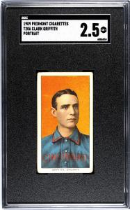 1909 T206 Clark Griffith Portrait Sports Card