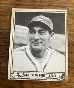 1940 Play Ball Tony Lazzeri Cubs Card