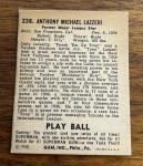 1940 Play Ball Tony Lazzeri Cubs Card
