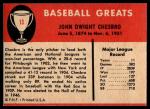 1961 Fleer Baseball Cards - Choose Your Favorite