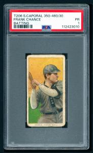 1909-11 T206 Sweet Cap Frank Chance HOF Card