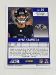 2024 Score Football Kyle Hamilton #25 Card