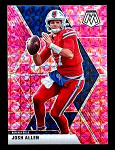 Josh Allen 2020 Mosaic Camo Pink Prizm Card
