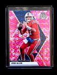 Josh Allen 2020 Mosaic Camo Pink Prizm Card