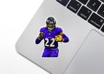 Derrick Henry Baltimore Ravens Vinyl Laminate Sticker