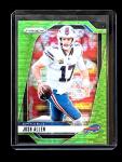2024 Panini Prizm Josh Allen Neon Green Card