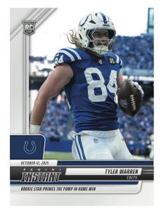 2025 Panini Instant Tyler Warren RC #140 Card