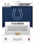 2025 Panini Instant Tyler Warren RC #140 Card