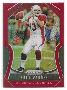 2019 Panini Prizm Red Kurt Warner Card SSP
