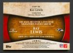Ray Lewis 2011 Topps Five Star Auto /50