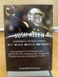 Josh Allen Buffalo Bills Rookie Card