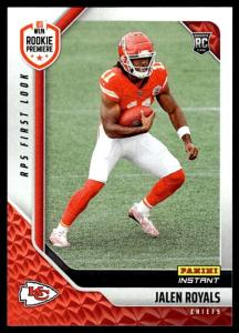 2025 Jalen Royals Rookie Card - Chiefs 1/456