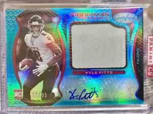 Kyle Pitts 2021 Panini Certified Auto /35 Rookie