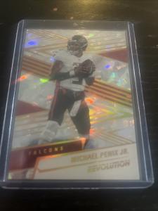 Michael Penix Jr. Revolution Gold Holo Card /3