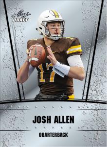 Josh Allen 2018 Leaf Silver Draft Rookies 10-Pack