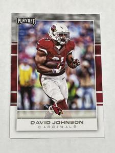 2017 Panini Playoff Football David Johnson Card