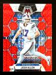 Josh Allen 2023 Panini Mosaic Red Prizm Card