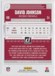 David Johnson 2018 Panini Donruss Cardinals Card