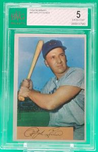 1954 Bowman Ralph Kiner Baseball Card BVG 5