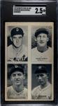 1935 Mickey Cochrane Goose Goslin Gehringer Sports Card