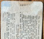 1933 DeLong Gum Co. #12 Pie Traynor Card