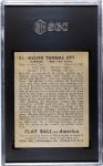 1939 Playball Mel Ott Card #51 SGC 5