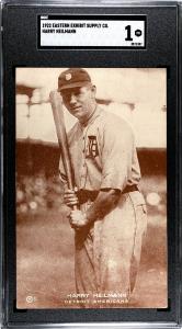 SGC 1 Harry Heilmann 1922 Exhibit Postcard