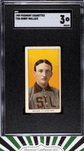 1909 T206 Bobby Wallace Portrait SGC 3 Card