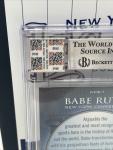 Babe Ruth 1940-41 Game Used Yankees Pants Swatch