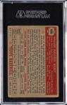 1952 Topps Bill Dickey Card #400 SGC 2