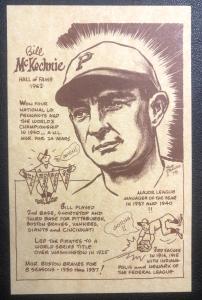 Bill McKechnie 1978 Bob Parker Baseball Card