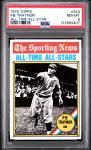 1976 Topps Pie Traynor All-Star Card PSA 8